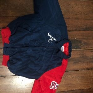 Atlanta Braves VINTAGE On-Field Pullover Sz. M